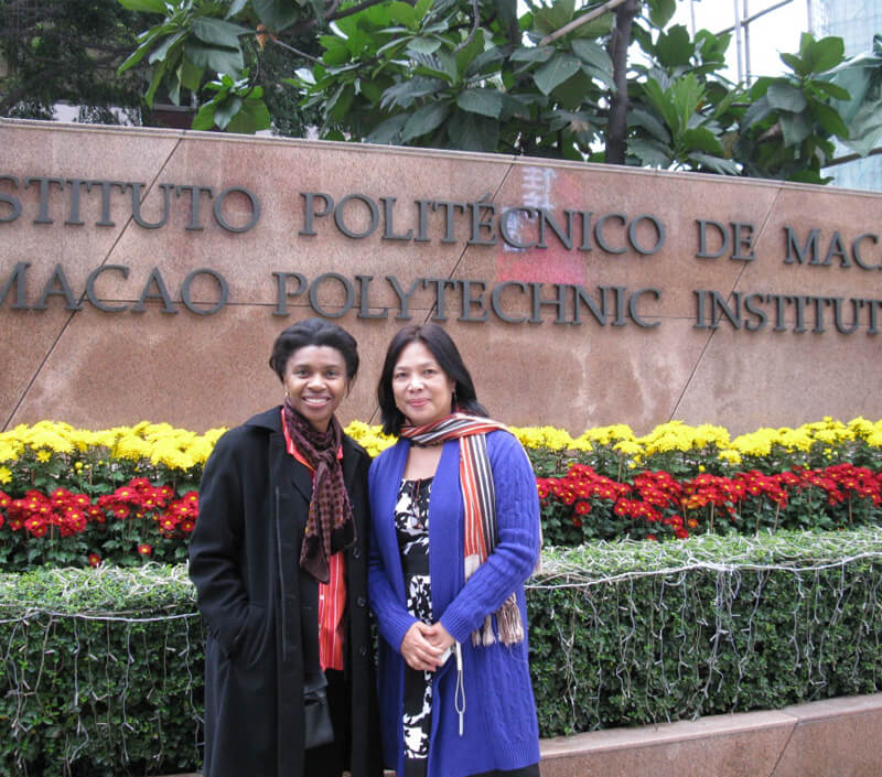 Lynette at Macao Polytechnic Institute